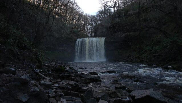Four waterfalls hike in wales