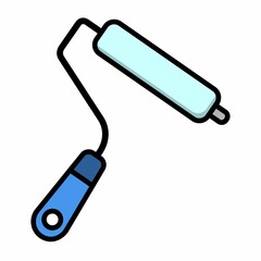 Illustration Vector Graphic of paint roller, tool icon