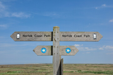 Norfolk Coast Path Sign