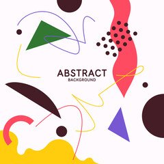 Abstract background for design. A template for advertising in a modern style. Stylish illustration for the poster.