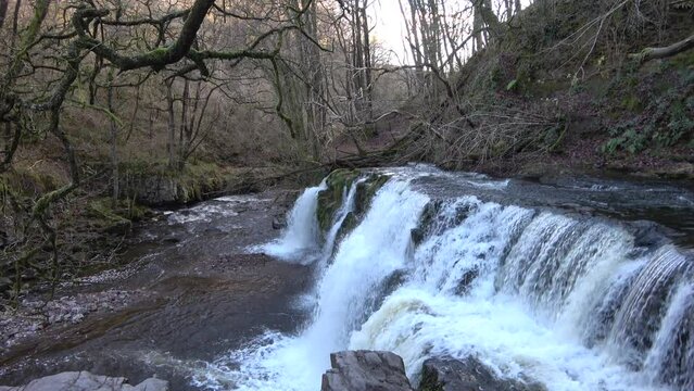 Four waterfalls hike in wales
