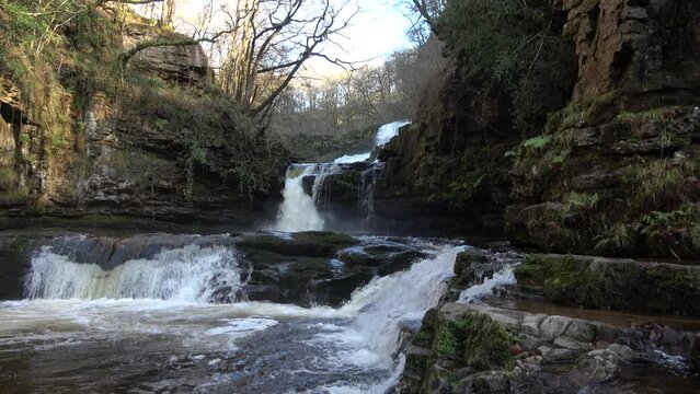 Four waterfalls hike in wales