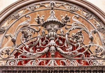 Detail of Interior Duomo Siracusa Sicilia Italy