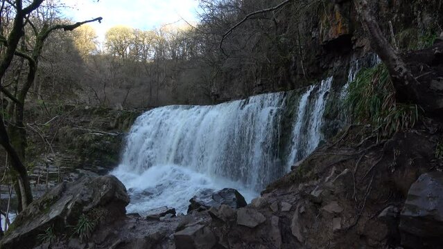 Four waterfalls hike in wales