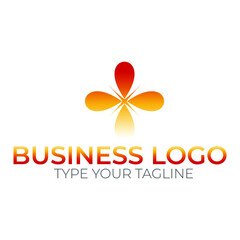 creative modern typography and monogram logo design
