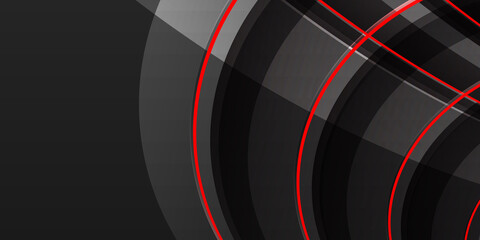 Black background with red lines