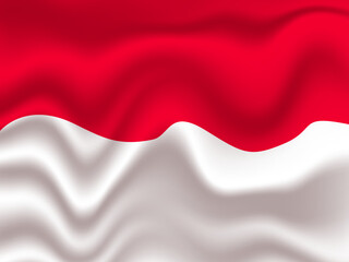 Fototapeta premium Real Indonesian flag 