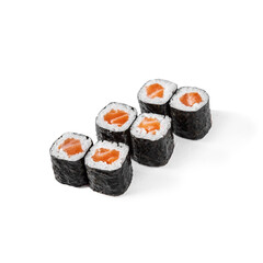 Rolls with salmon