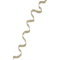 Isolated transparent background png gold element for graphic design