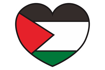 palestine Love flag