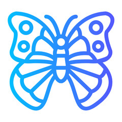 butterfly gradient icon
