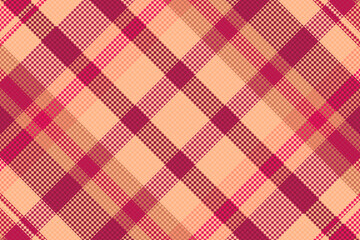 Tartan plaid pattern with texture and warm color.