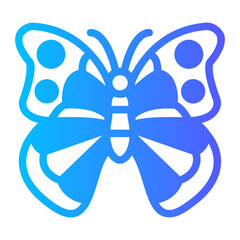 butterfly gradient icon