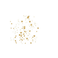 Isolated transparent background png gold element for graphic design