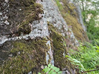 Landscape in Karelia with water and rocks