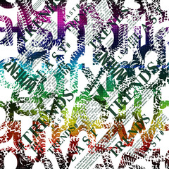 geometric color writing pattern texture background design