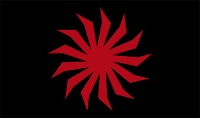 it is a geometric circle petals for your design