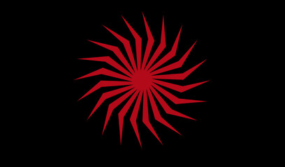 Fototapeta premium it is a geometric circle petals for your design