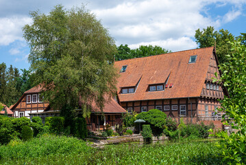 Obraz premium old house in the village of the country