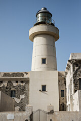 Obraz premium Dettaglio del faro di Pantelleria