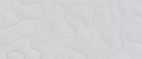 Topographic map. geographic mountain relief. abstract lines background, topographic line contour map background, geographic grid map, mountain trail terrain, terrain path. vector illustration.	