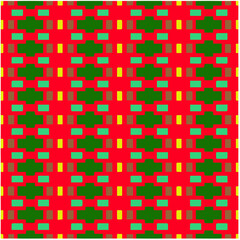 Seamless vector background with repeat pattern. multicolored  mosaic. Perfect for fashion, textile design, cute themed fabric, on wall paper, wrapping paper, fabrics and home decor.