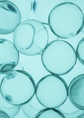 Cosmetic green blue texture molecular ingredient moisturizer face skin care