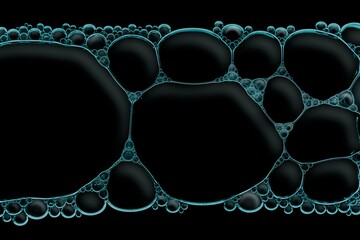 Beauty black texture cosmetic water remover bubbles texture background