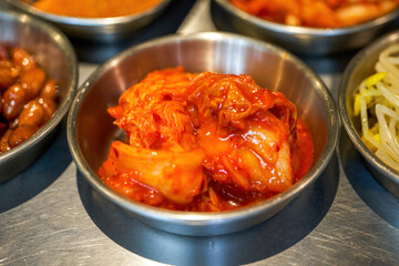 Delicious snack of korean cuisine, kimchi