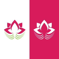 Beauty vector lotus icon