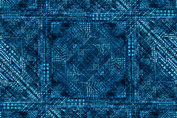 Abstract geometric Blue background with texture. Suit for presentation design with modern corporate and business concept. 