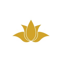 Obraz premium Beauty vector lotus icon