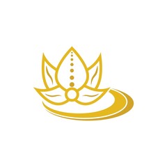 Beauty vector lotus icon