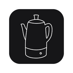 Bean, beverage, cafe, coffee, hot, mug, percolator icon