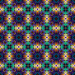 Seamless abstract pattern in futuristic colors. Beautiful background for design, web themes.