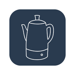 Hot, mug, percolator icon