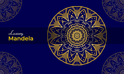 Creative Modern Luxury Mandela Design Template vector 