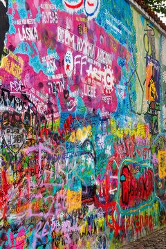 John Lennon Wall Prague Graffiti