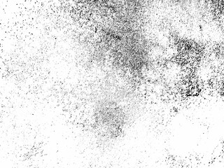 Vintage old dust scratched grunge texture on isolated black backgroundWhite vintage dust scratched background, distressed old text.Black grunge texture. Place over any object create black dirty.Grunge