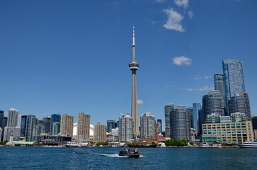 Toronto Skyline and harbour on a sunny day