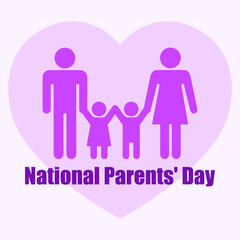 Vector illustration for National Parents' Day