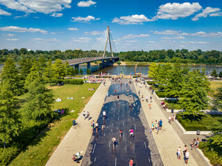 Warszawa © Drone in Warsaw