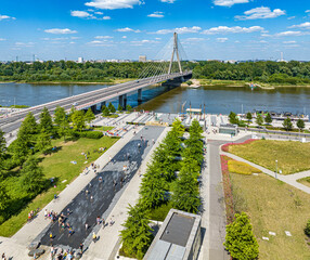 Warszawa © Drone in Warsaw