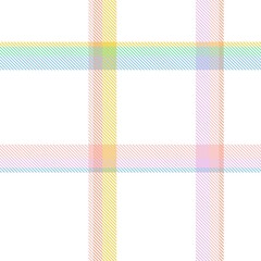 Rainbow Pastel Plaid textured Seamless Pattern