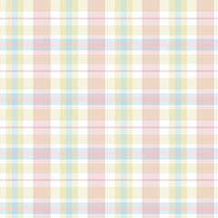 Rainbow Pastel Plaid textured Seamless Pattern