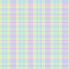 Rainbow Pastel Plaid textured Seamless Pattern