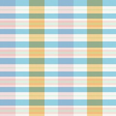 Rainbow Pastel Plaid textured Seamless Pattern