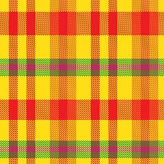 Rainbow Plaid Tartan Checkered Seamless Pattern