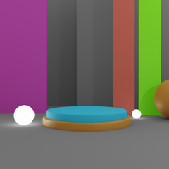 3d Abstract Design,modern background design with geometric shapes © neurostructure