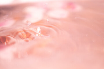 Pink water